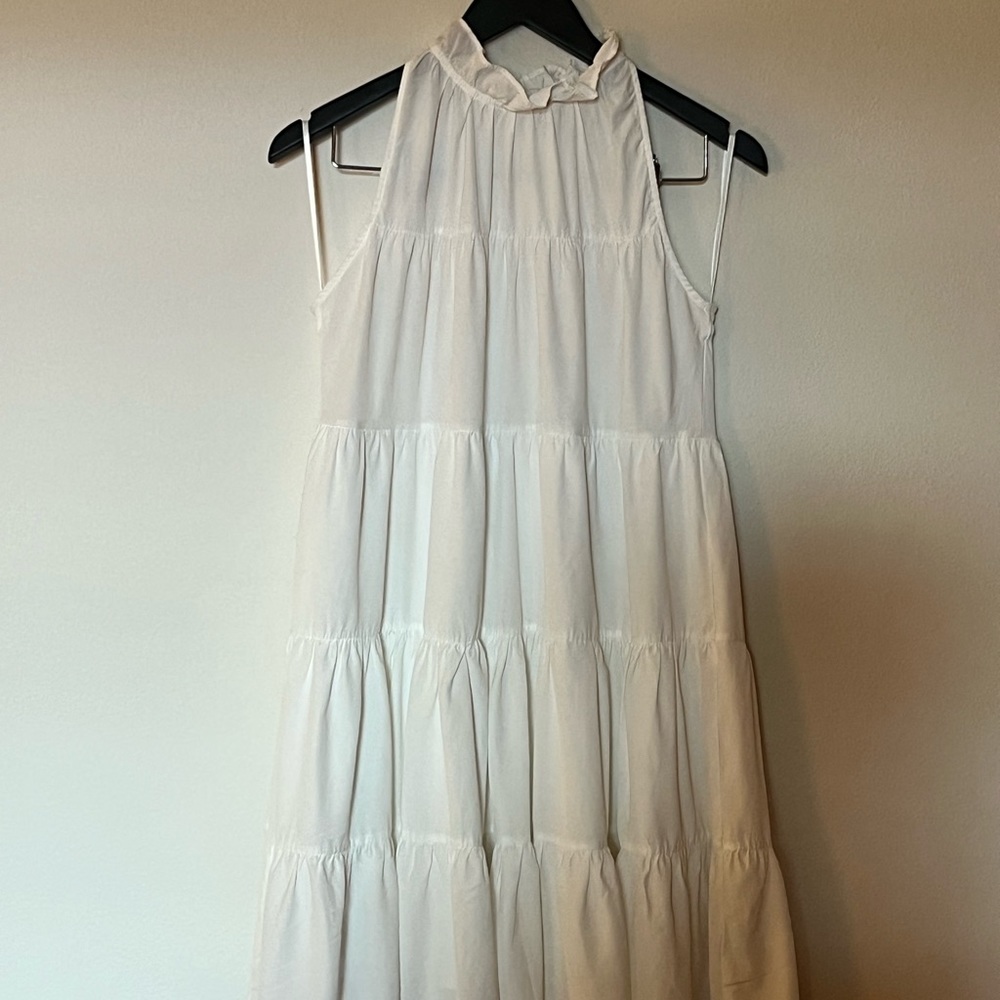 Pinch Halter Tiered Ruffle Dress - Picture 2 of 5